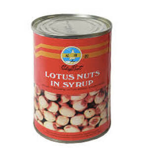 Lotus Nuts in Syrup SAILING BOAT (เม็ดบัวในน้ำเชื่อม พร้อมทาน ตราเรือใบ) 480g.