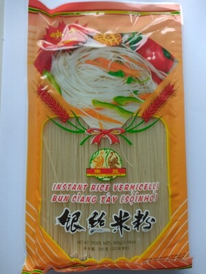 Yin Si Rice Vermicelli JIANGXI size S ( เส้นขนมจีน ไซร์ S ตราแฮปปี้โฟนนิกส์)