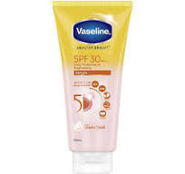 Vaseline Daily Protection &amp; Brightening Serum SPF 30 PA++ ( วาสลีนเซรั่ม ครีมกันแดด เฮลธี ไบรท์ เดลี่ โพรเทคชั่น แอนด์ ไบรท์เทนนิ่ง เซรั่ม) 170ml.