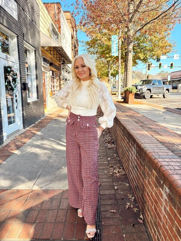 flying tomato tweed pants w/front pocket flying tomato tweed pants w/front pocket