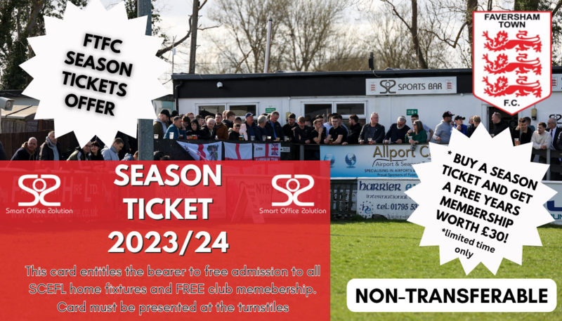 Faversham Town F.C. Season Ticket