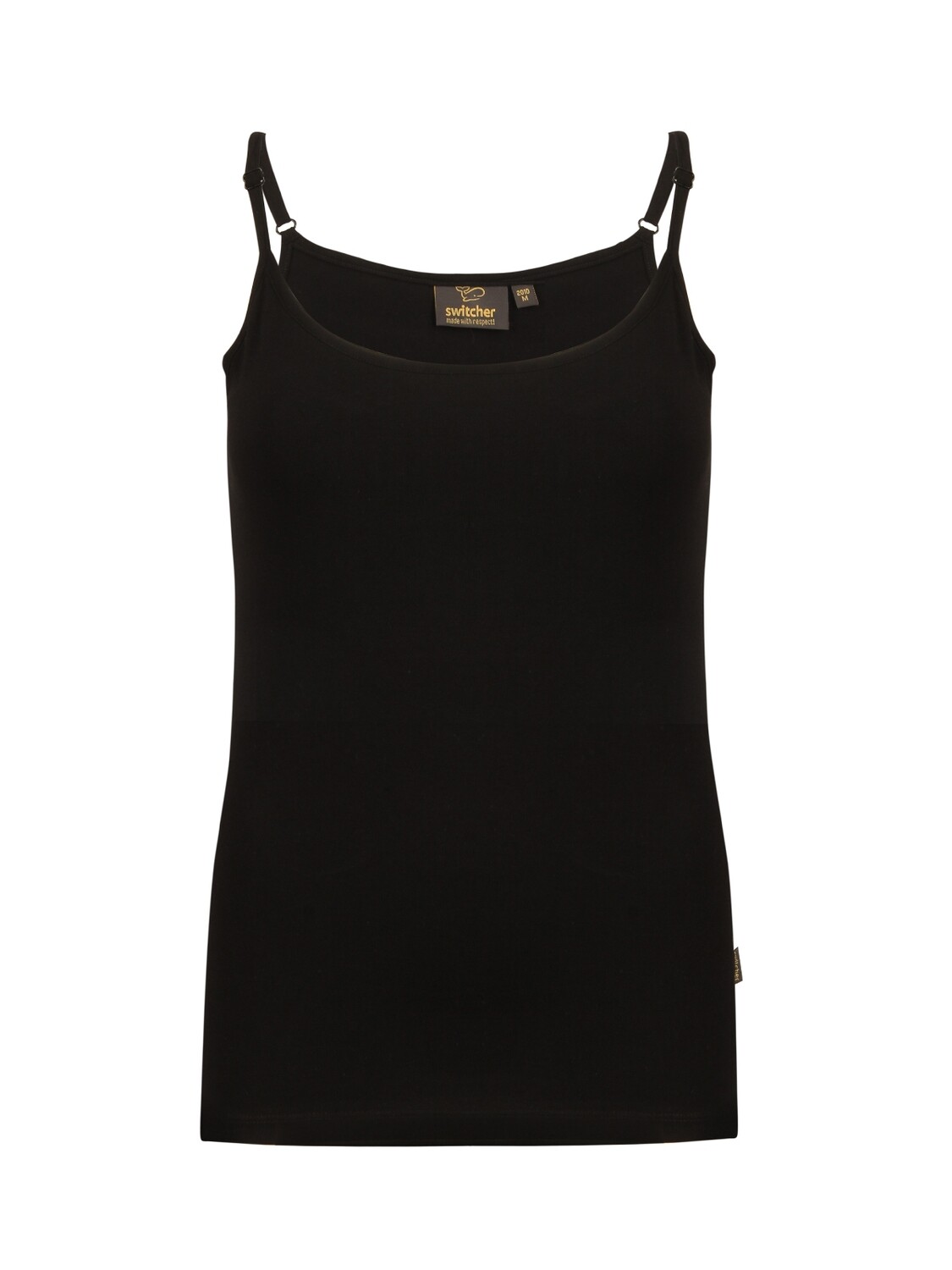 Muriel | Spaghetti Top, Couleurs: 40 Noir