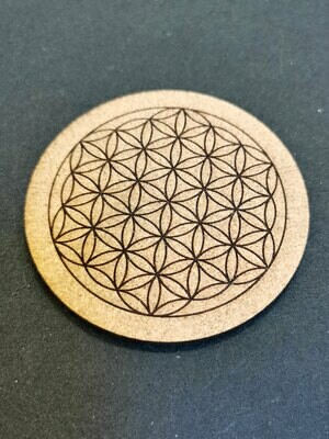 6 Sous-verres "Fleur de vie"