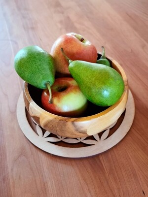 Sous-plat "Fleur de vie"