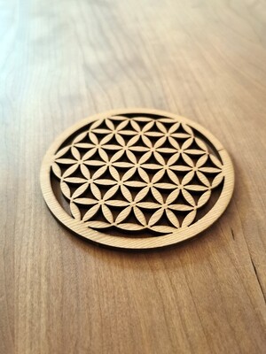 4 Sous-verres "Fleur de vie"