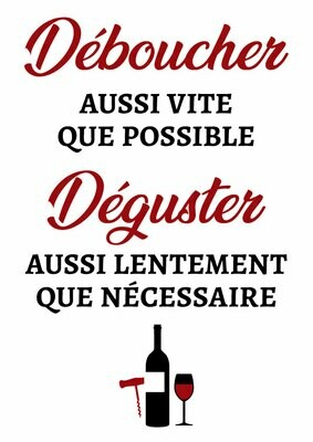 Déboucher aussi vite que possible...