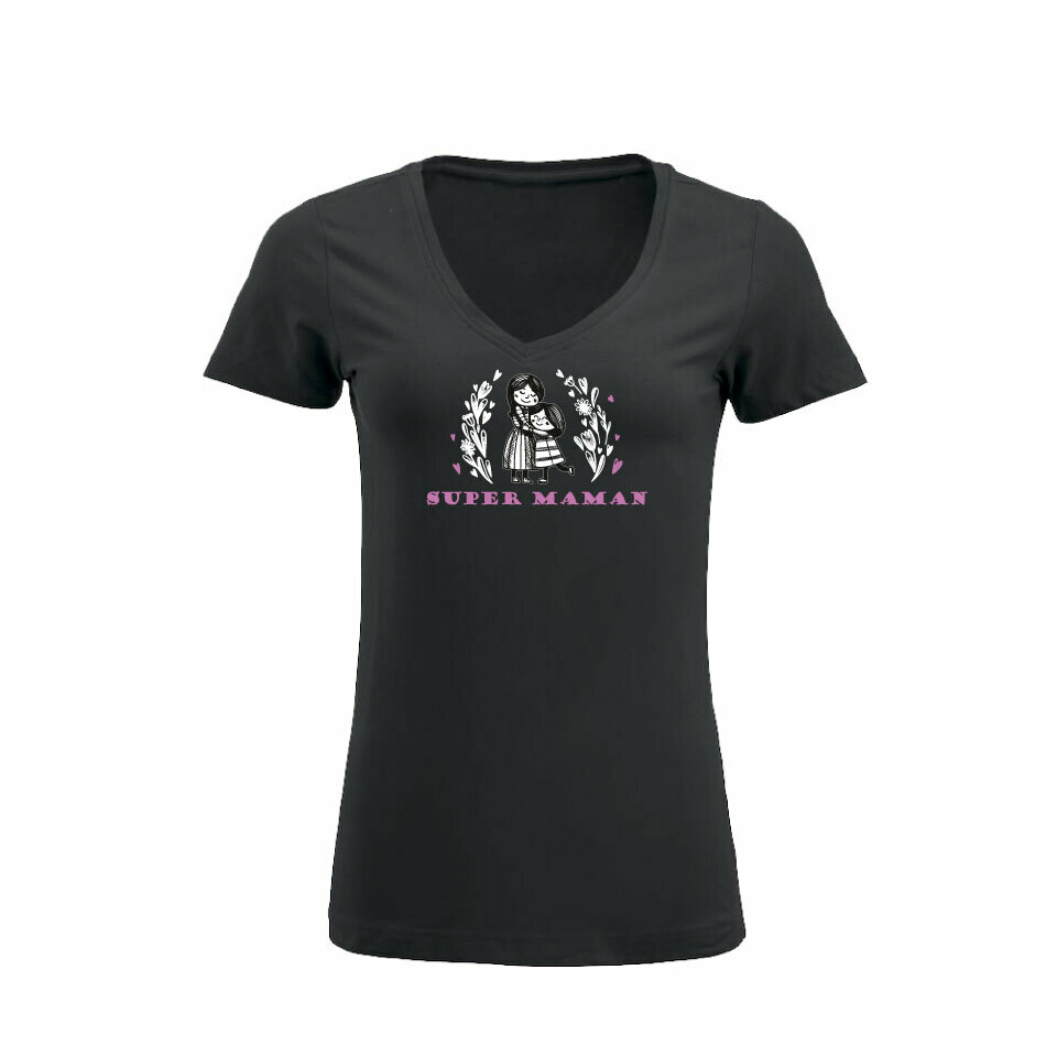 Super Maman, Taille: Noir, Position: Devant
