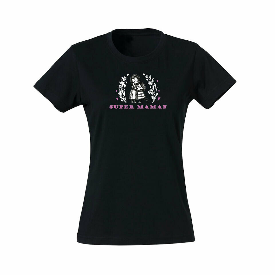 Super Maman, Taille: Noir, Position: Devant