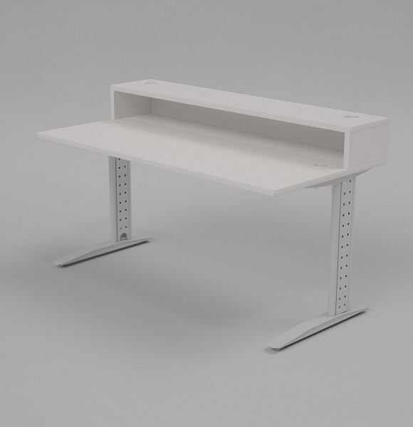 Birou cu raft UOB (140x70x94 H cm)