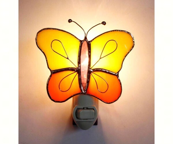Yellow & Orange Butterfly Nightlight