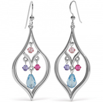 Brighton JA7683 Prism Lights Drops French Wire Earrings
