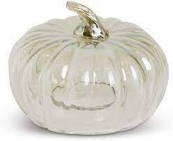 KKI 6" Transparent Glass Pumpkin Clouche