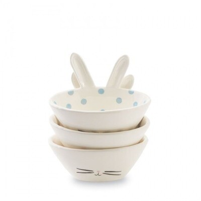 Mud Pie Bunny Nested Bowls