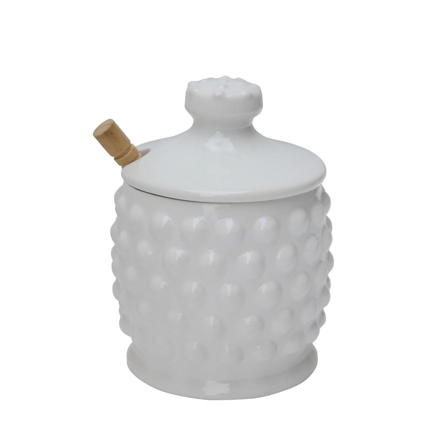 CC Hobnail Style Honey Jar