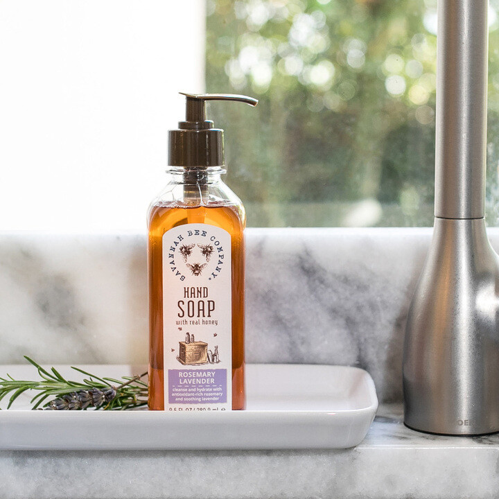 Savannah Bee Company Hand Soaps, Scent: Rosemary Lavender