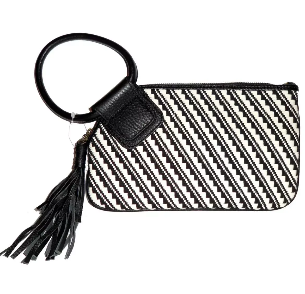 Hobo Sable Black White Weave