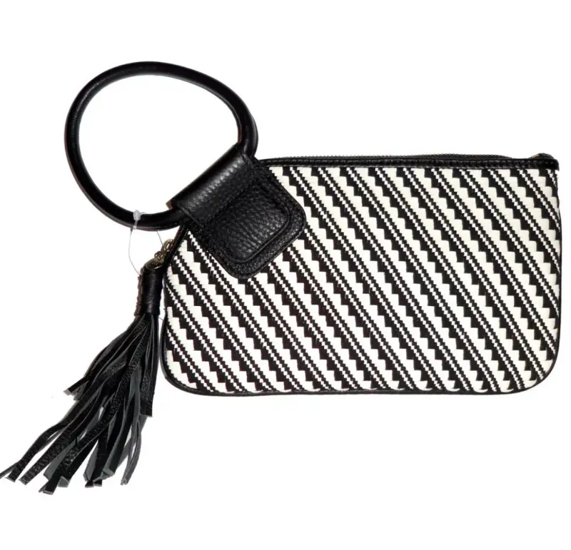Hobo Sable Black White Weave