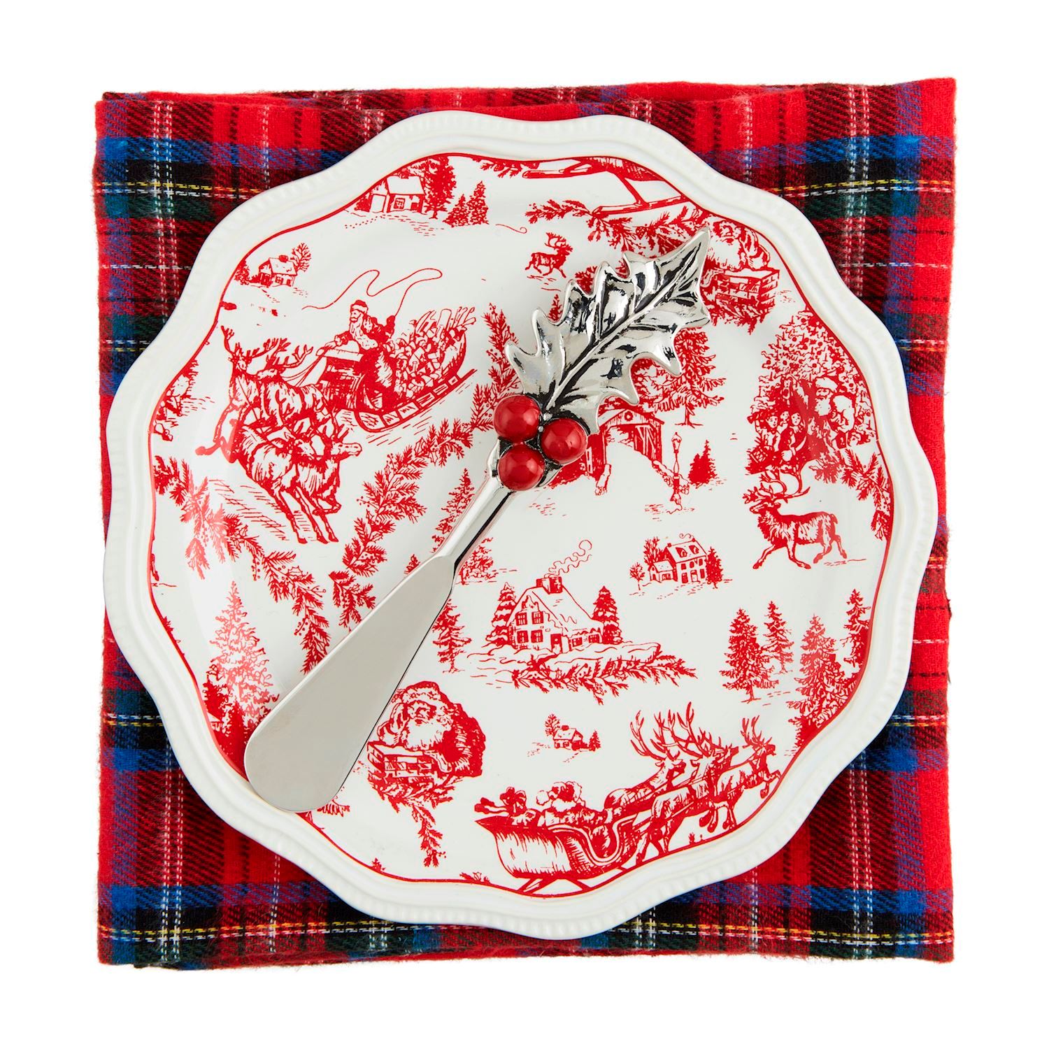 MP Red Toile Christmas Collection