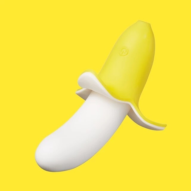 DILDO TIPO BANANA VIBRADORA