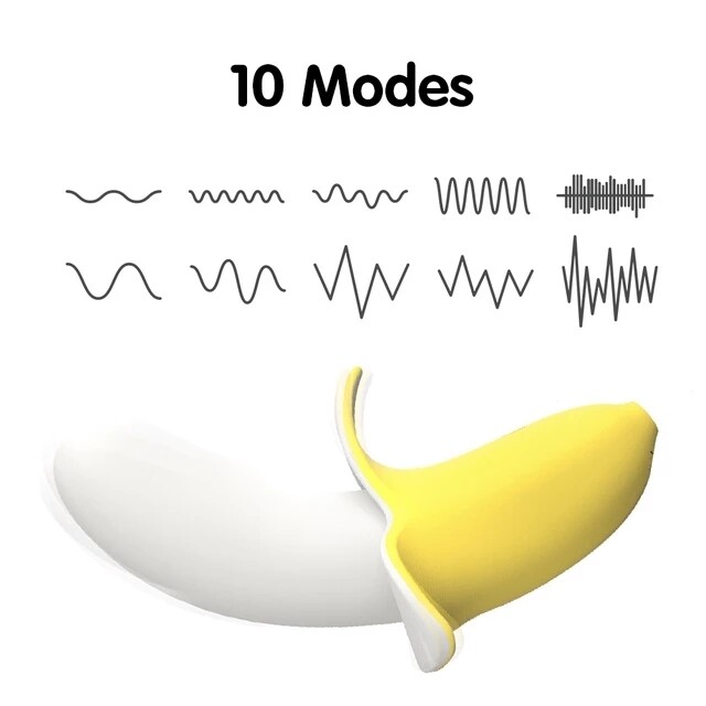 DILDO TIPO BANANA VIBRADORA