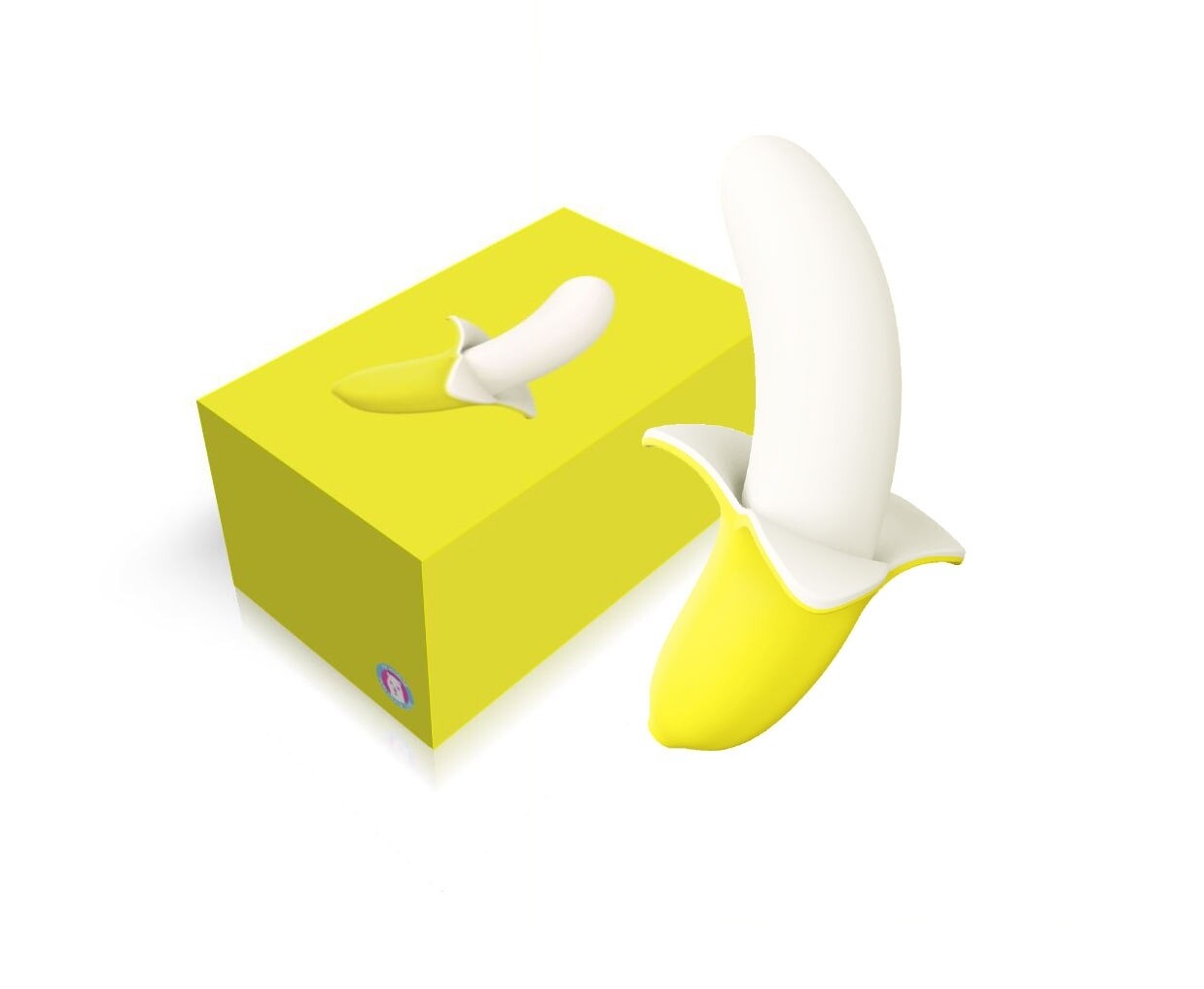DILDO TIPO BANANA VIBRADORA