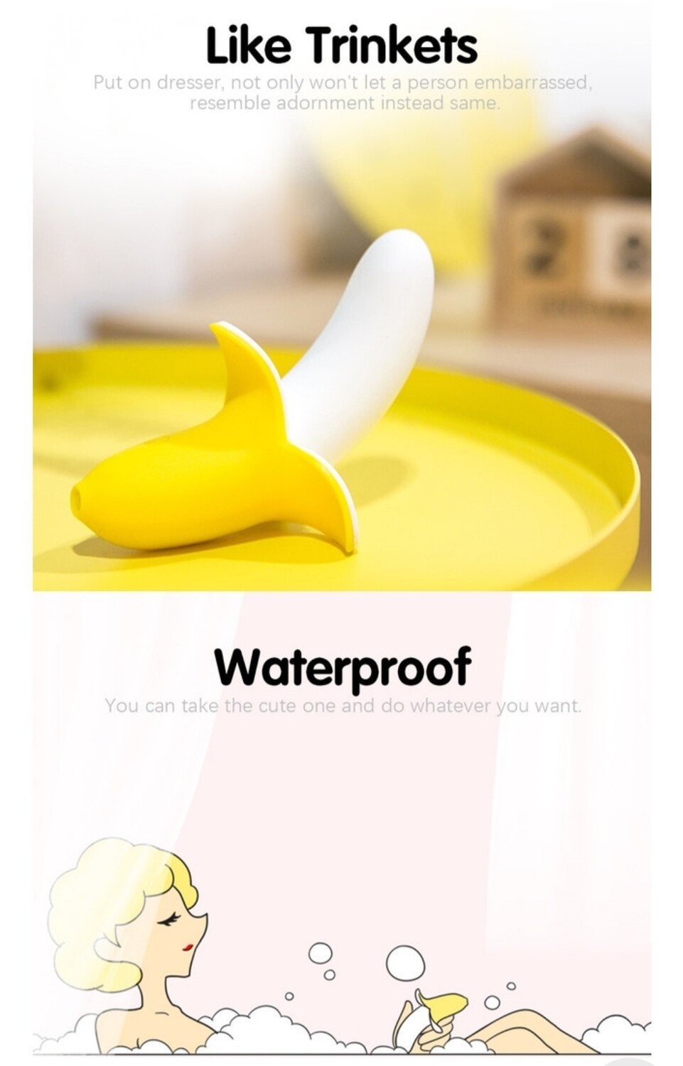 DILDO TIPO BANANA VIBRADORA