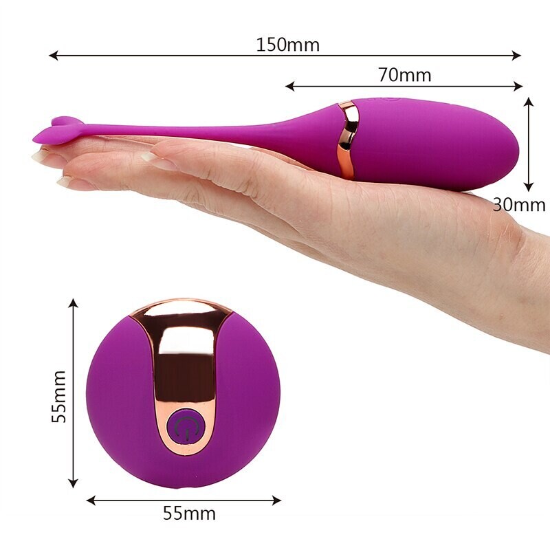 HUEVO VIBRADOR DE BALLENA RECARGABLE