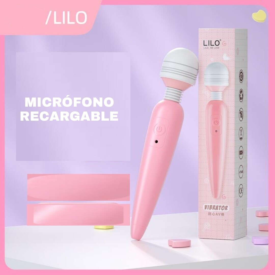 MICROFONO VIBRADOR RECARGABLE