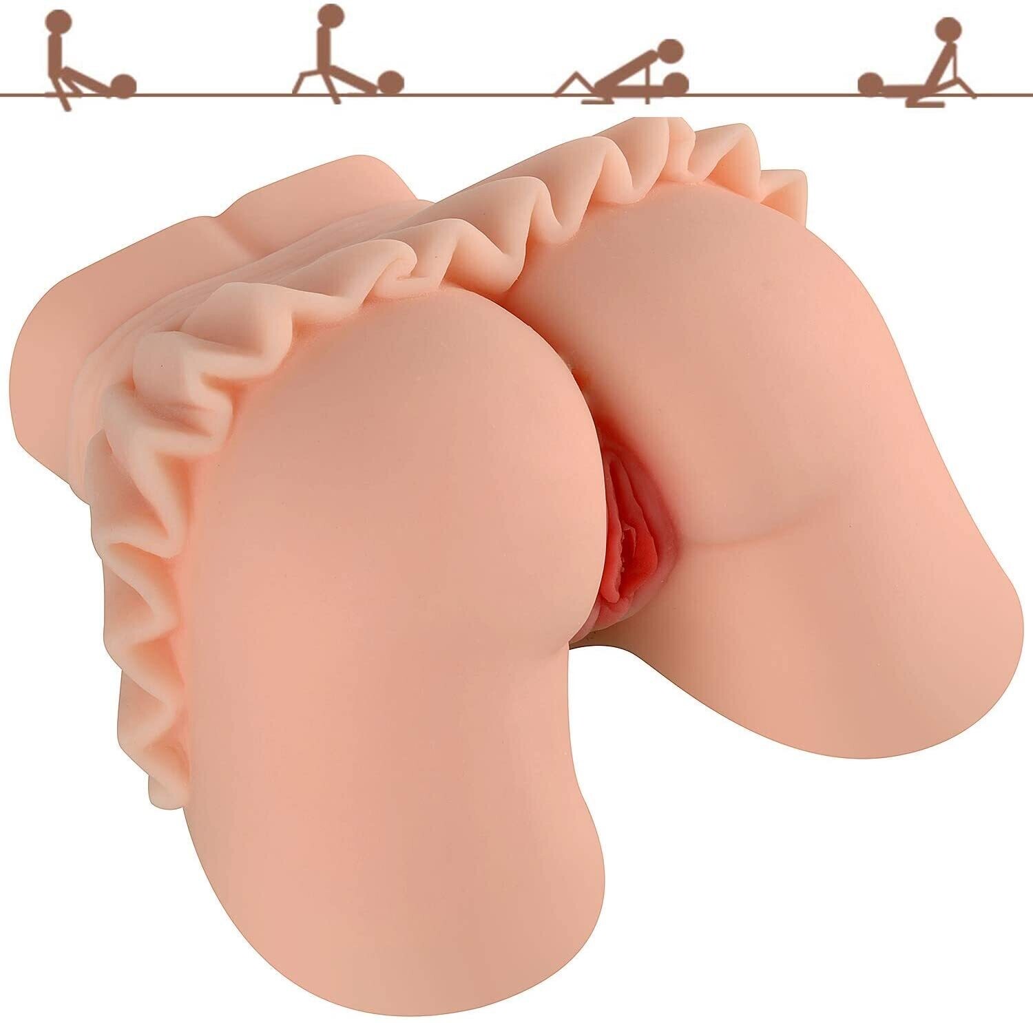 TRASERO CON FALDA 3D ANAL - VAGINAL