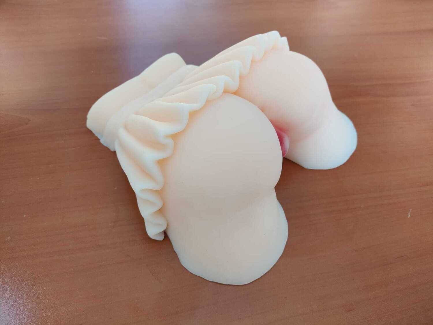 TRASERO CON FALDA 3D ANAL - VAGINAL