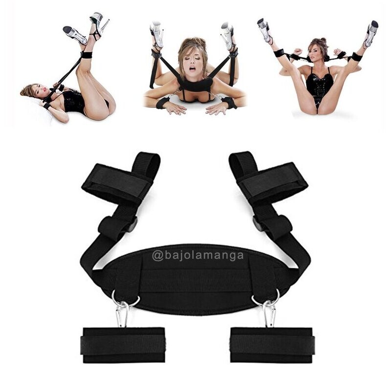 ​Inmovilizador de Cuello y Piernas Con Esposas BONDAGE