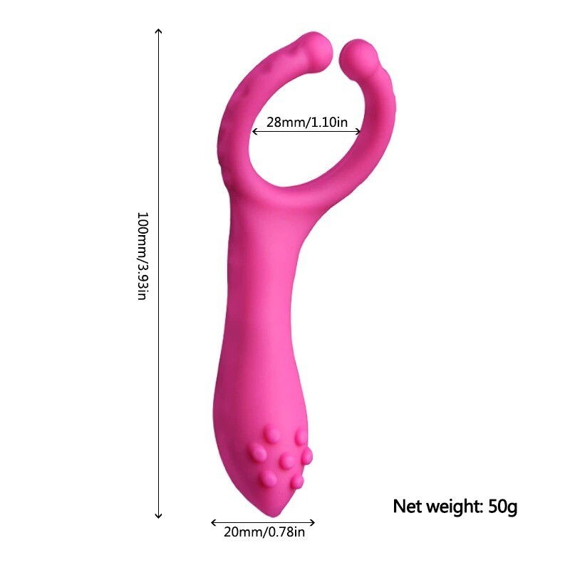 ANILLO VIBRADOR - CON PINZA ESTIMULADORA