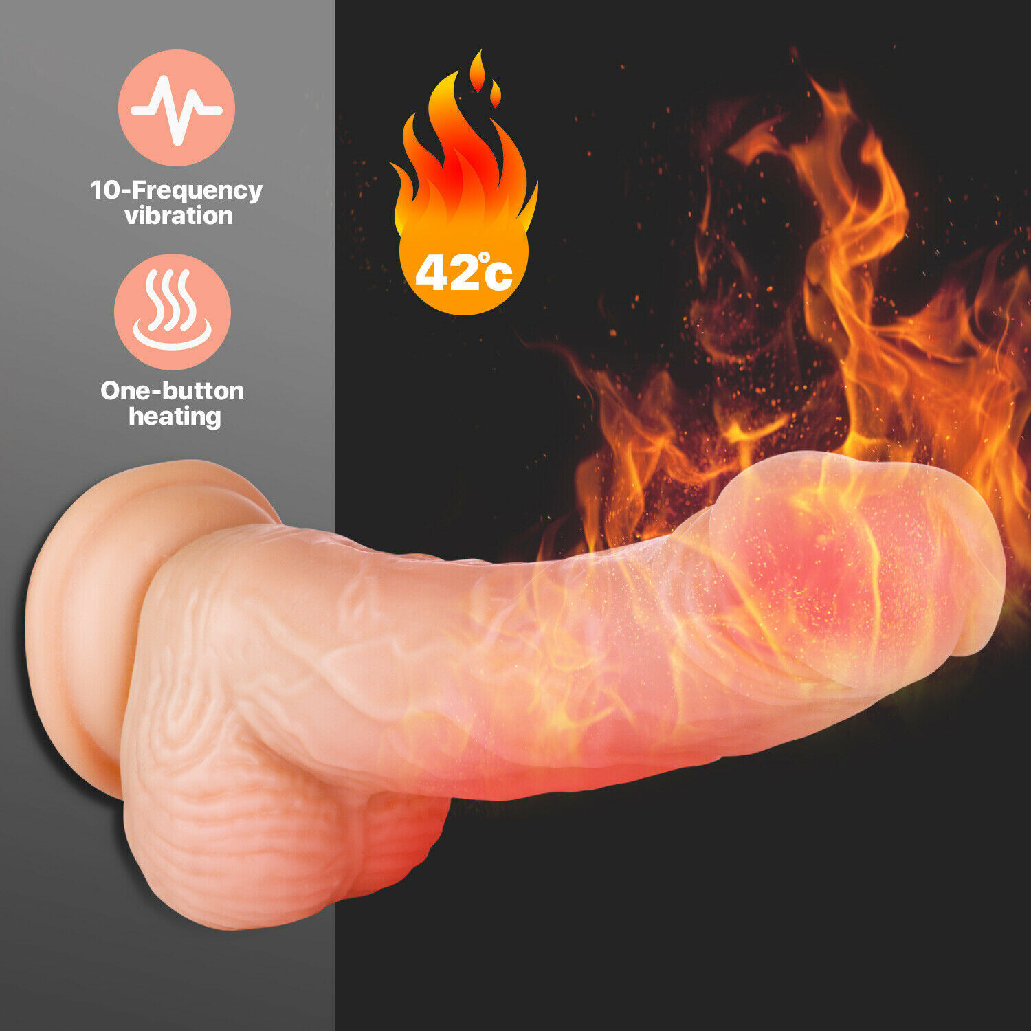 DILDO BAILARIN CONTROL INALAMBRICO CALEFACCION INTELIGENTE