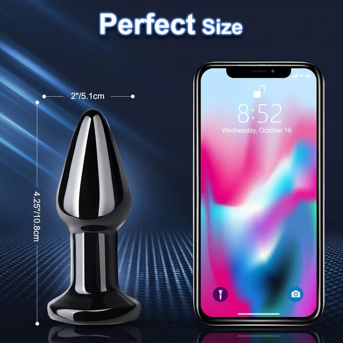 Plug Anal de Vidrio Utimi Recargable