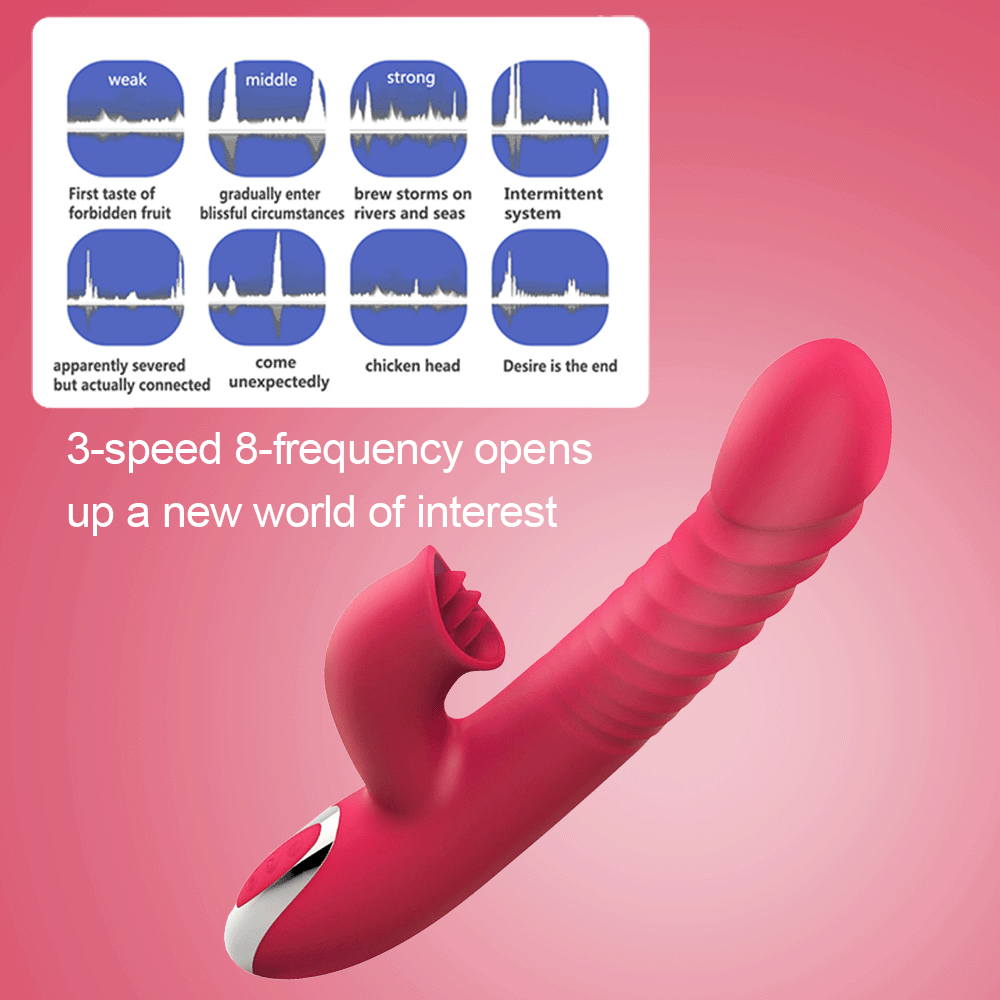 Vibrator THRUSTING HEATING 42 C
