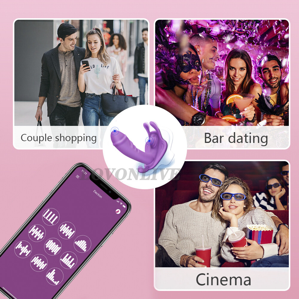 Butterfly Vibrator Dildo App Bluetooth