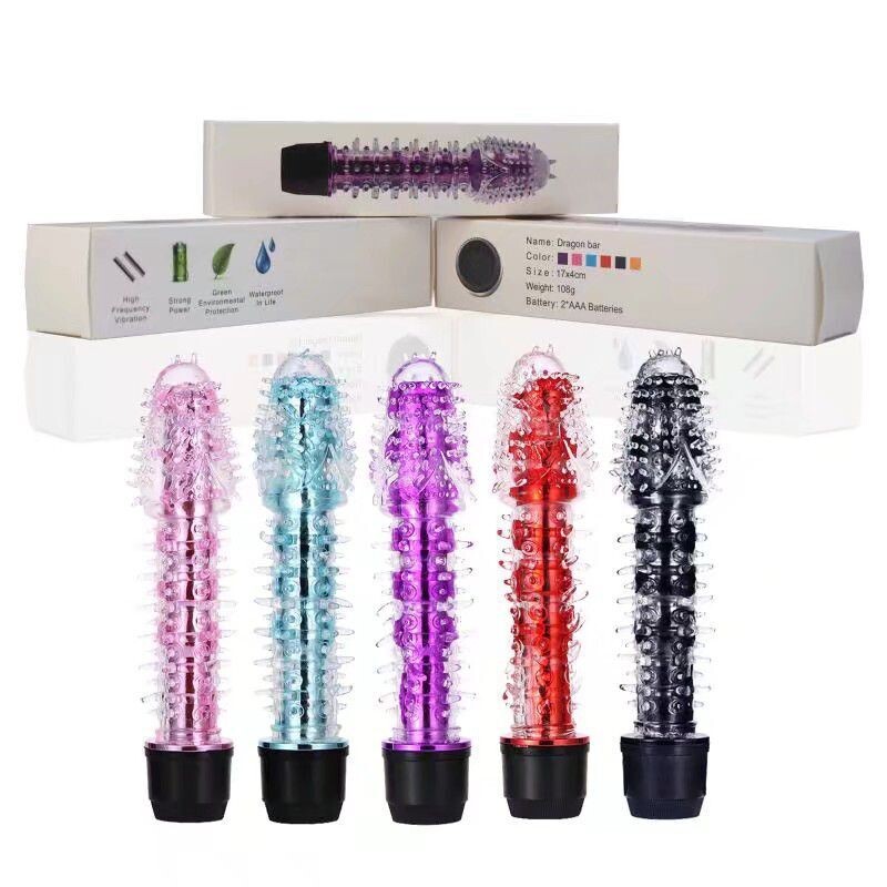 DILDO VIBRADOR SUAVE TEXTURIZADO