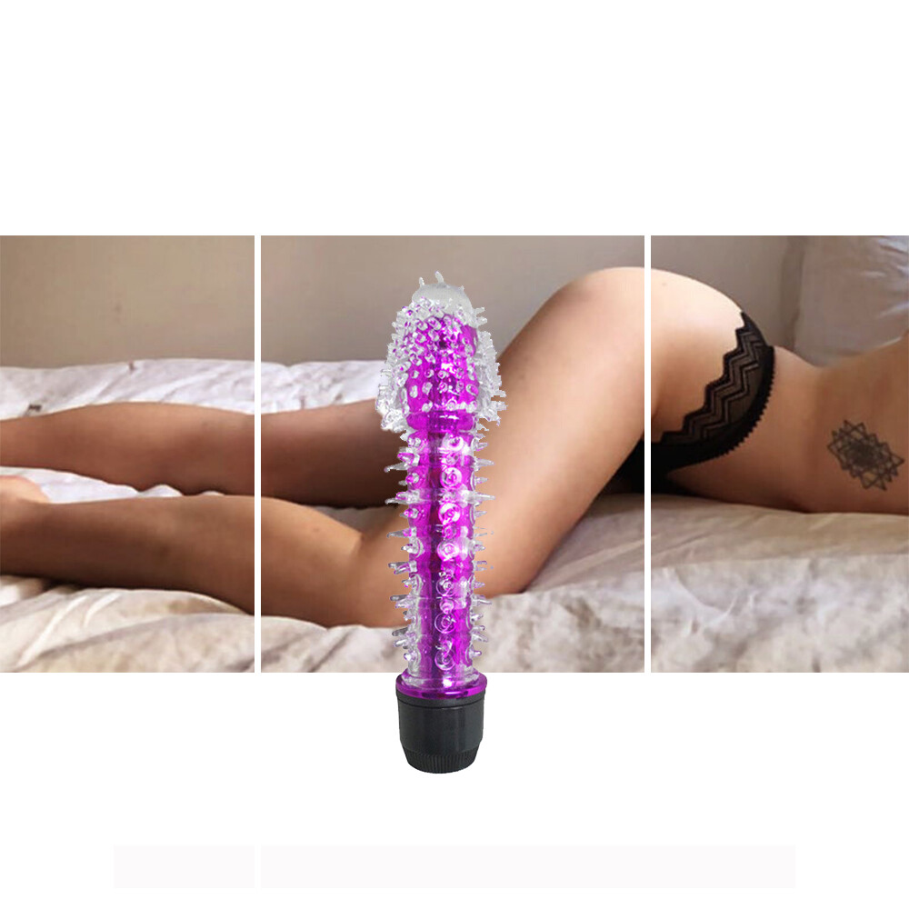 DILDO VIBRADOR SUAVE TEXTURIZADO