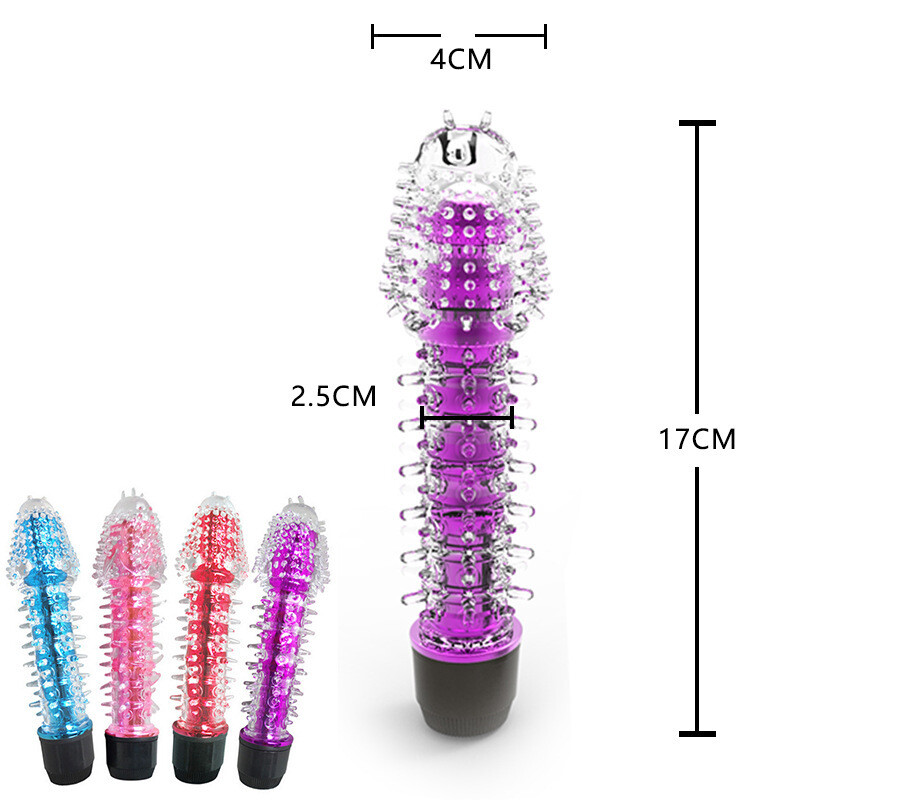 DILDO VIBRADOR SUAVE TEXTURIZADO