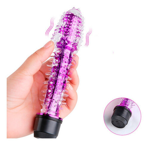 DILDO VIBRADOR SUAVE TEXTURIZADO
