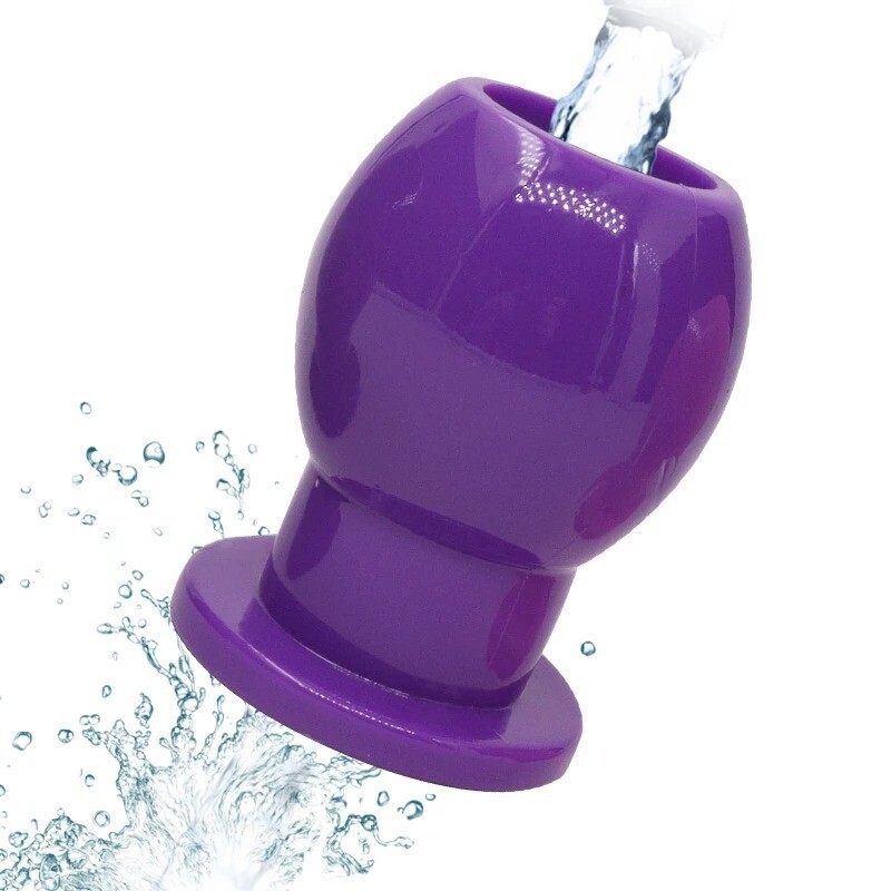 PLUG ESTIMULADOR /  ADAPTADOR PARA LIMPIEZA ANAL CON ENEMA