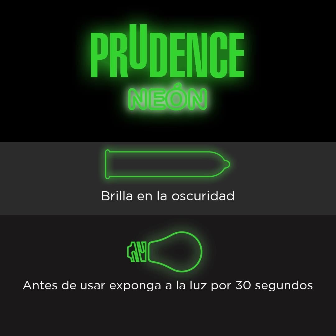 Preservativo Neon Prudence 3 Pack