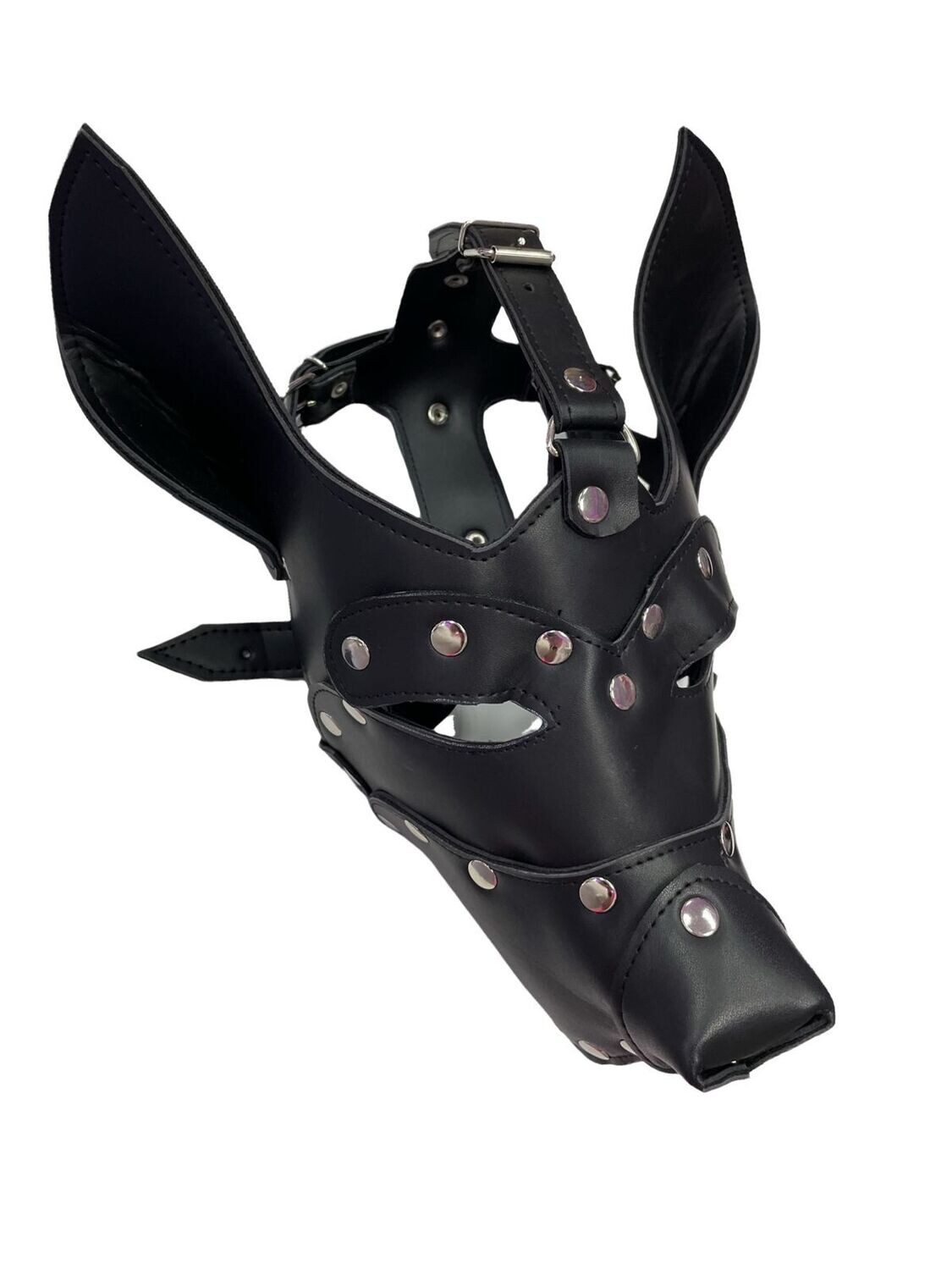MASCARA DE PERRO CON COLLAR