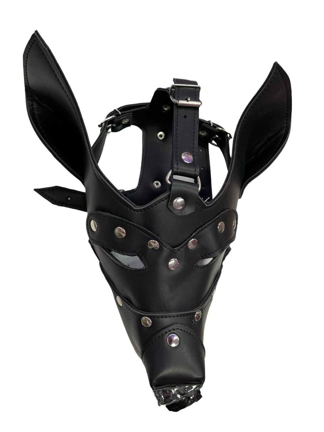 MASCARA DE PERRO CON COLLAR