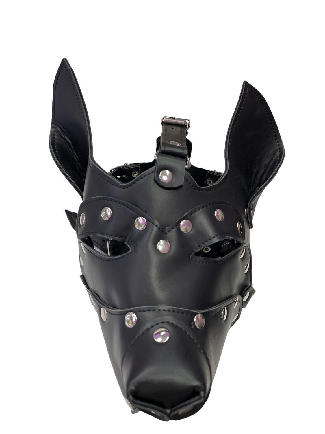 MASCARA DE PERRO CON COLLAR