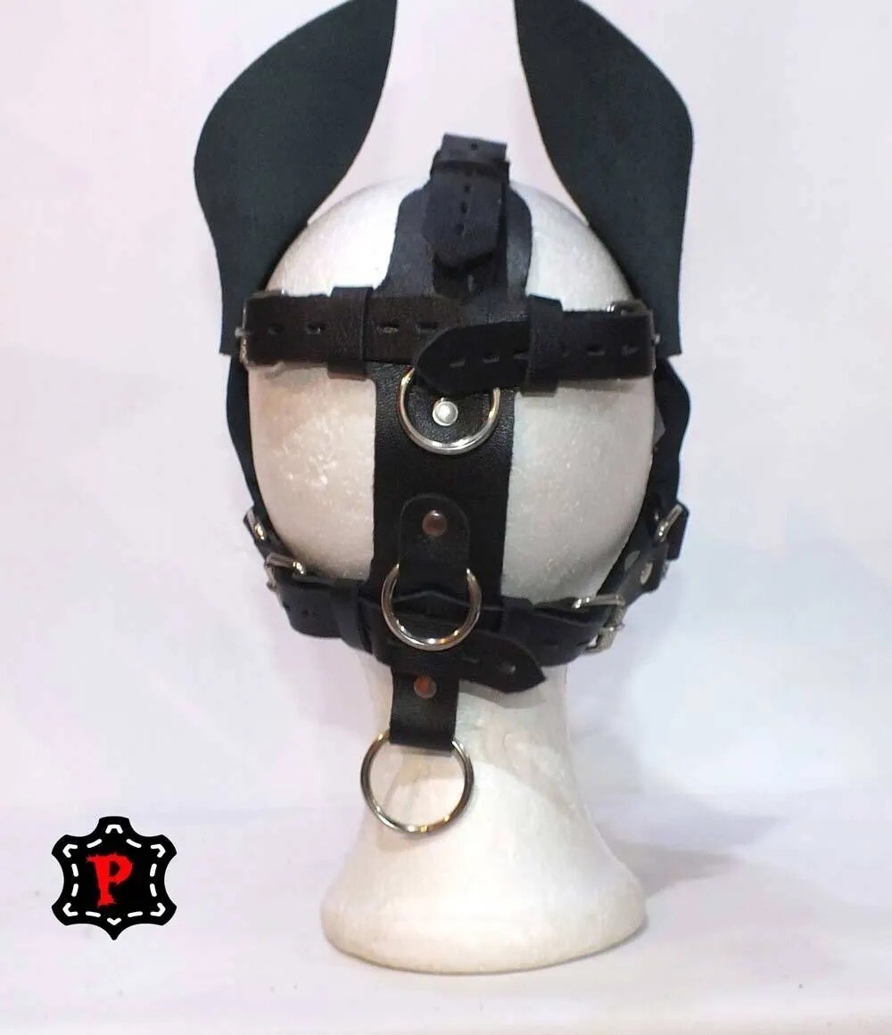MASCARA DE PERRO CON COLLAR