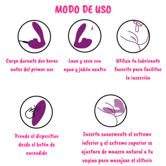 VIBRADOR CON SUCCIONADOR DE CLÍTORIS Y ESTIMULADOR DE PUNTO G
