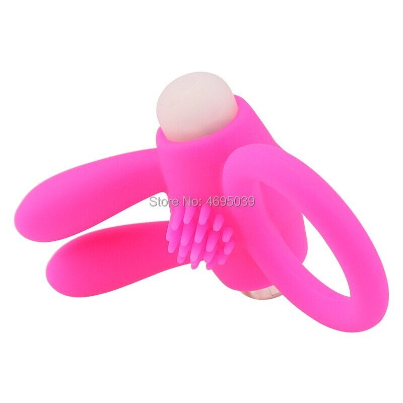 ANILLO VIBRADOR OREJAS CONEJO SILICONA