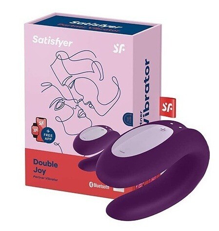 ​Satisfyer Double Joy Morado + App Bluetooth Wifi