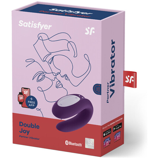​Satisfyer Double Joy Morado + App Bluetooth Wifi